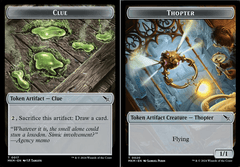 Clue Token (017) // Thopter (020) - Foil